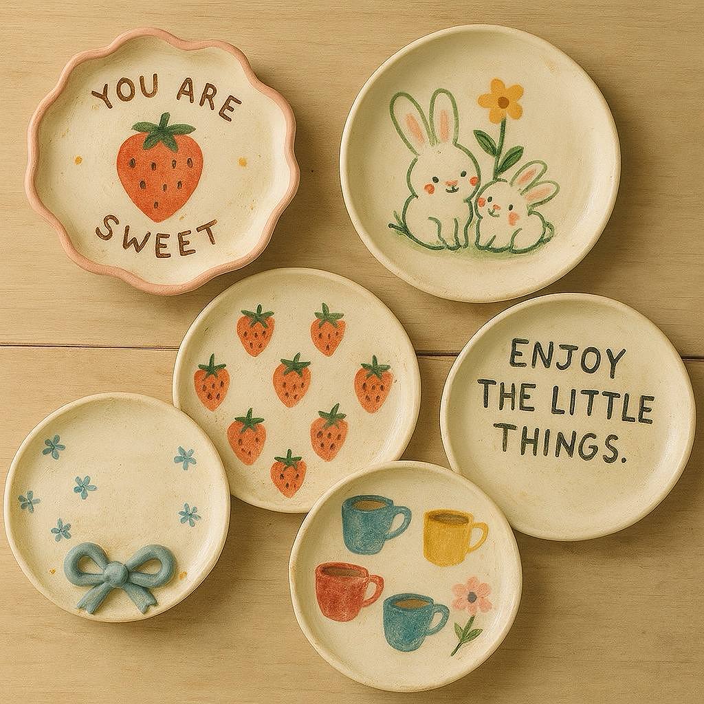 10.01 / Divu mazo šķīvju  meistarklase / Laiks: 13.00-15.00/ Sestdiena