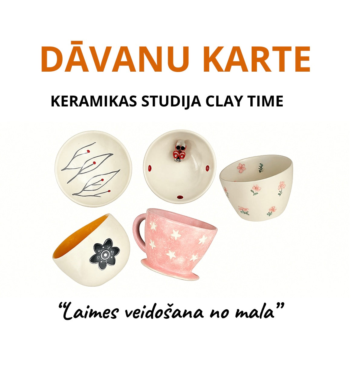 Clay time dāvanu karte
